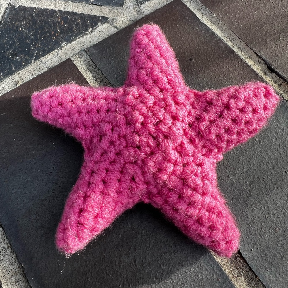 Hand Crocheted Happy Little Starfish Because You’re a Star! - Picture 2 of 6